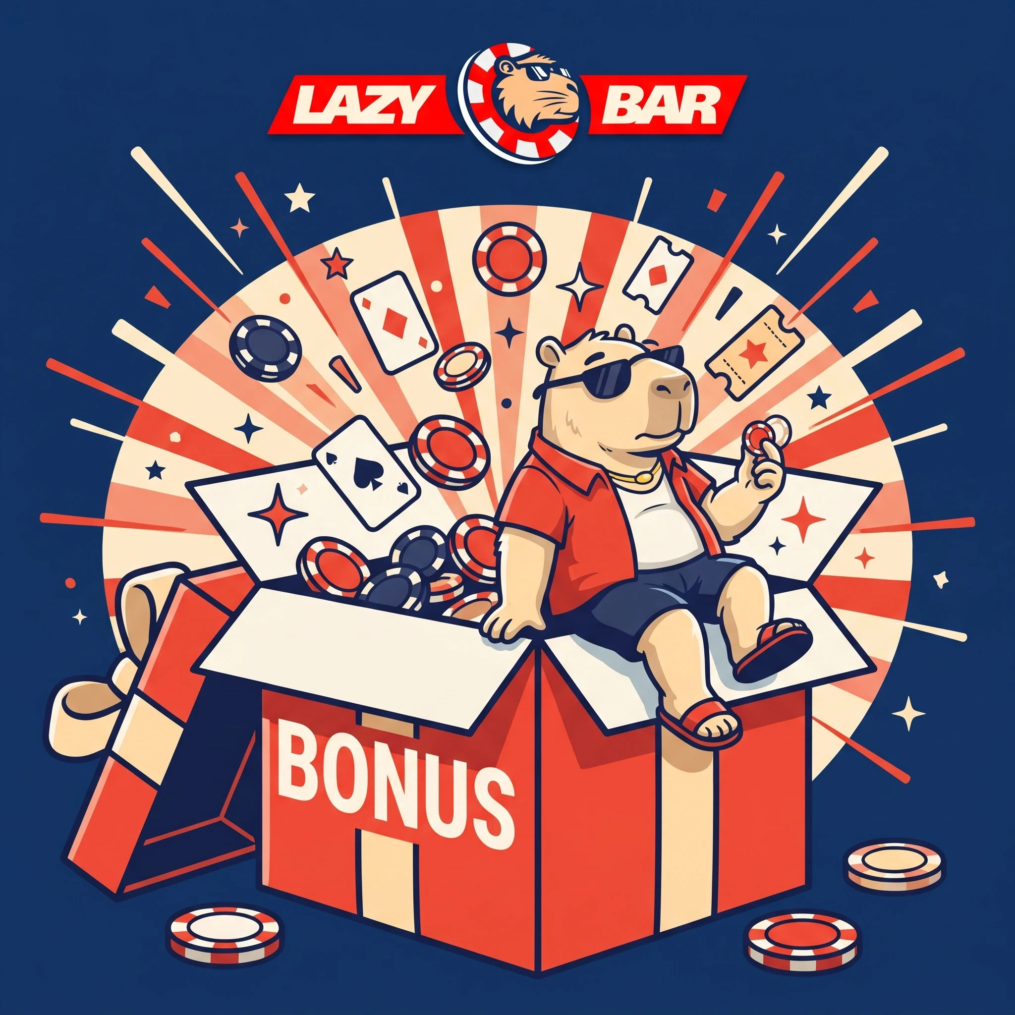 LazyBar casino bonus illustration